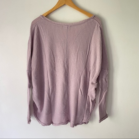 Urban Outfitters Out From Under Lavender Purple Waffle Knit Thermal Shirt (SOLD) - Picture 7 of 7
